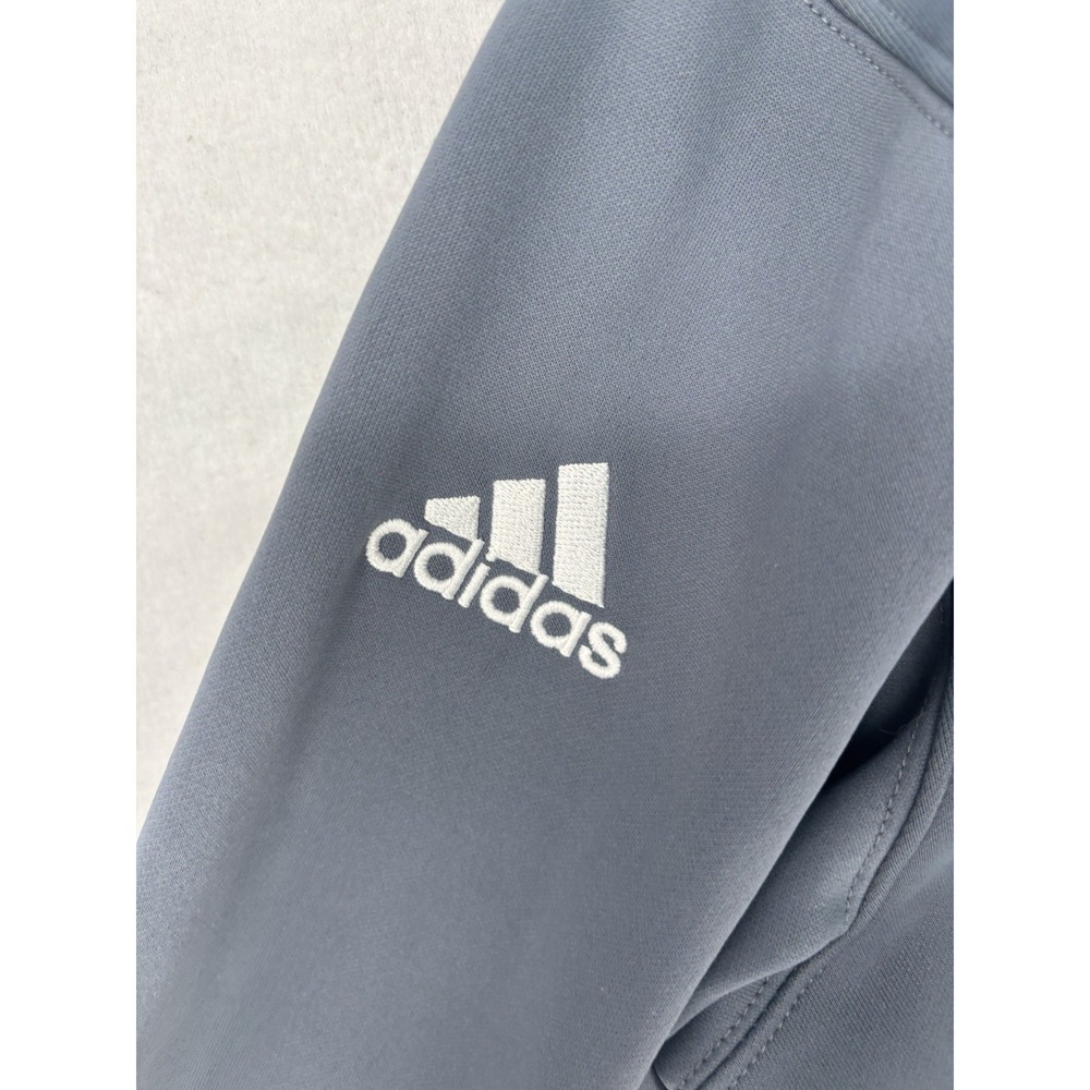 HILLSDALE COLLEGE Hoodie Sweatshirt Unisex XL Slate Blue No Drawstring Adidas - Picture 5 of 10